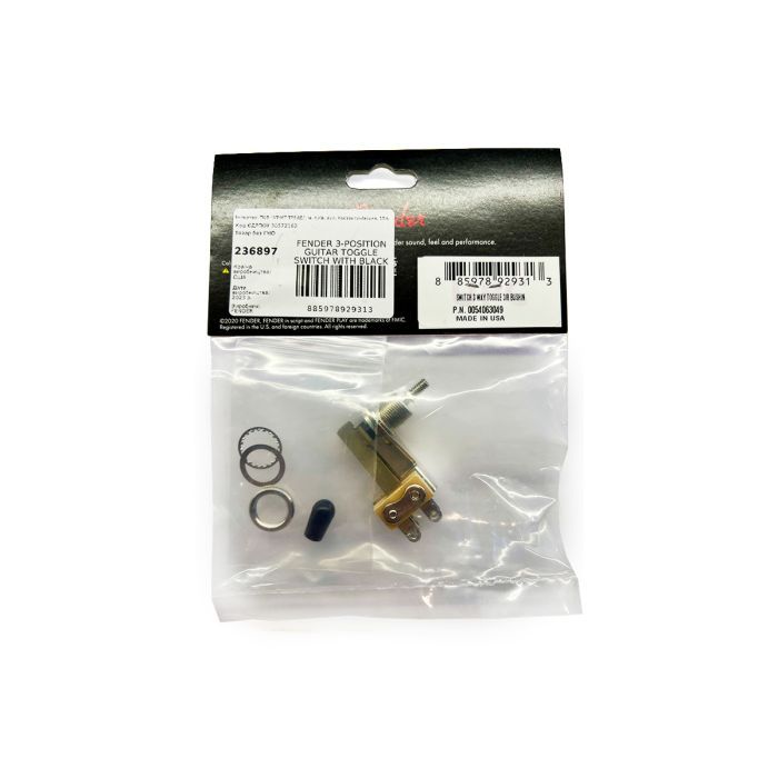 Переключатель для гитары Fender 3-Position Guitar Toggle Switch With Black Tip (236897) изображение 3