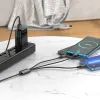 Дата кабель USB 2.0 AM to Lightning + Micro 5P + USB-C 1.0m black BOROFONE (6974443384666) изображение 3