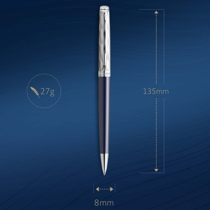 Ручка кулькова Waterman HEMISPHERE LEssence du Bleu PT BP (22 088) зображення 5