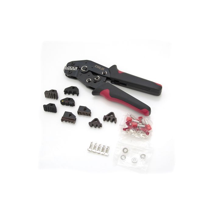 Затиск для клем CINLINELE Black-red + насадки 06 -0.5-6mm2, 02С -0.5-2.5mm2, 06WF -0.25-16mm2, 48B -0.5-2.5mm2 (Cinlin-2549) зображення 7
