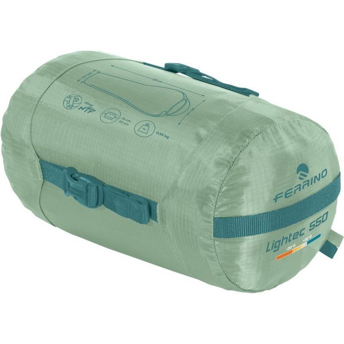 Спальный мешок Ferrino Lightec 550 +20°C Green (86153QVV) (931762) изображение 2