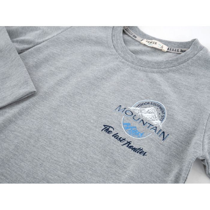 Кофта детская Breeze MOUNTAIN с длинным рукавом (22112-128B-gray) изображение 3
