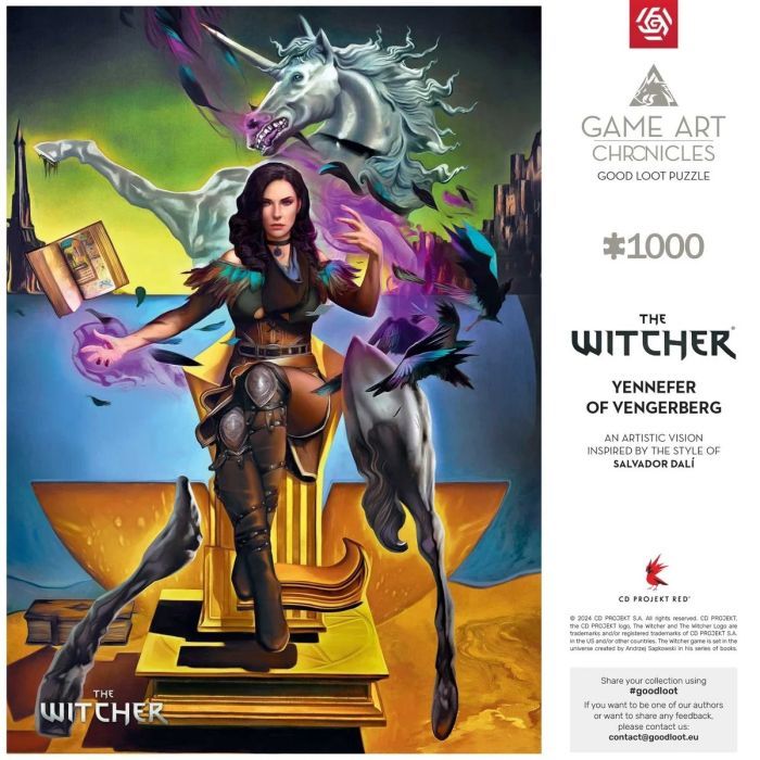 Пазл GoodLoot The Witcher Yennefer & Salvador Dali 1000 эл. (5908305247555) изображение 5