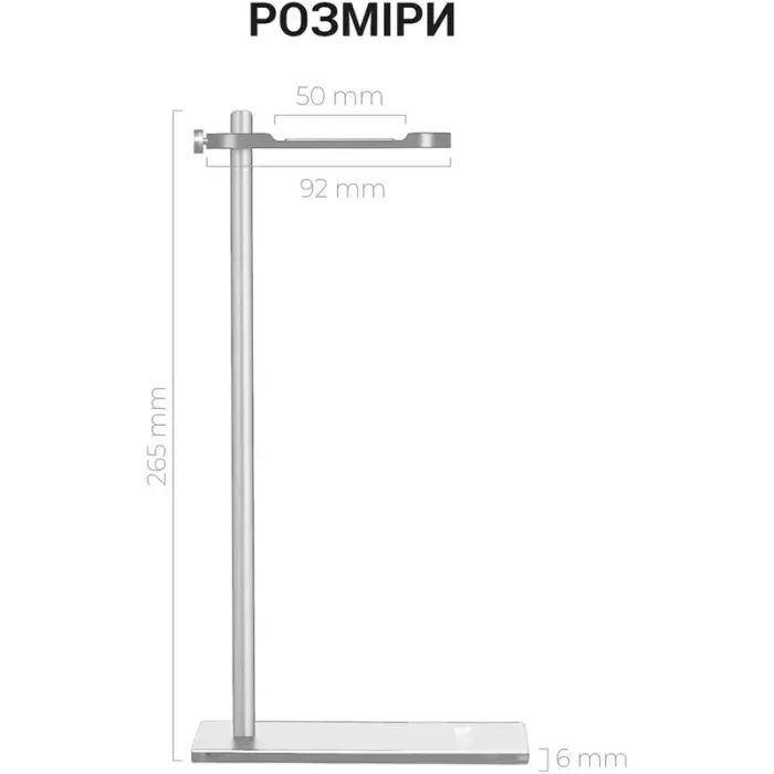 Подставка для гарнитуры OfficePro Aluminum Alloys Silver (LS350S) изображение 12