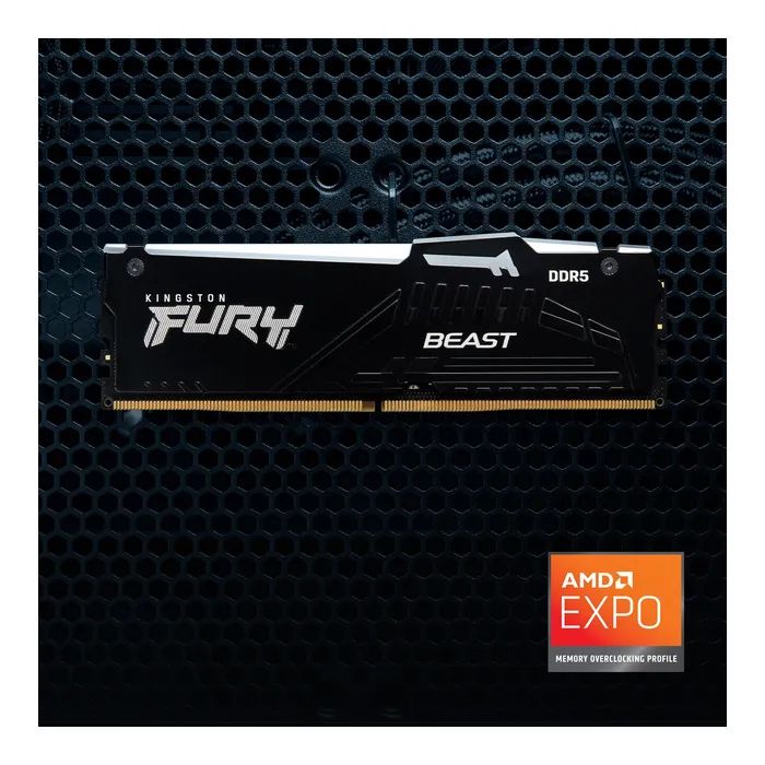 Модуль памяти для компьютера DDR5 64GB (2x32GB) 5600 MHz Beast RGB Kingston Fury (ex.HyperX) (KF556C36BBEAK2-64) изображение 8