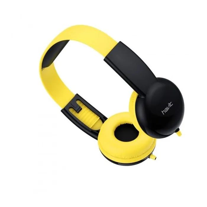 Навушники Havit HV-H211d Yellow/Black (HV-H211d) зображення 4