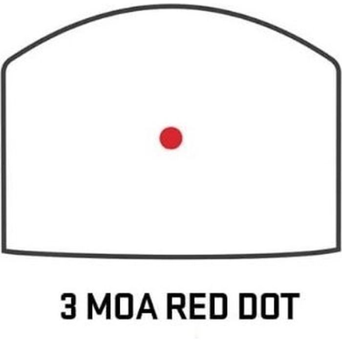 Коллиматорный прицел Sig Sauer ROMEO-X COMPACT-BLACKOUT, OPEN, 3 MOA RED DOT, BLACK (SORX1231) изображение 9