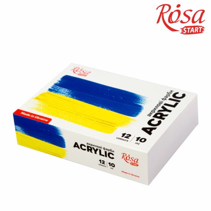 Акриловые краски Rosa START Ukraine 9 x10 мл (4823098531043)