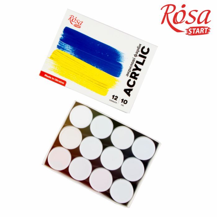 Акриловые краски Rosa START Ukraine 9 x10 мл (4823098531043) изображение 2