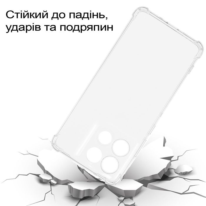 Чехол для мобильного телефона BeCover Anti-Shock Motorola Moto G86 Clear (713803) изображение 2