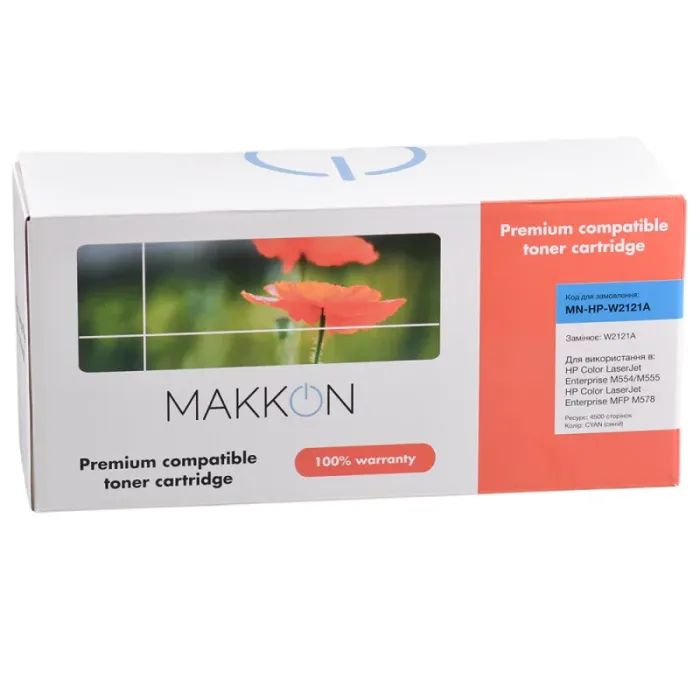 Картридж Makkon HP W2120A (212A) для CLJ M554/M555/M578 black (MN-HP-W2120A) изображение 3