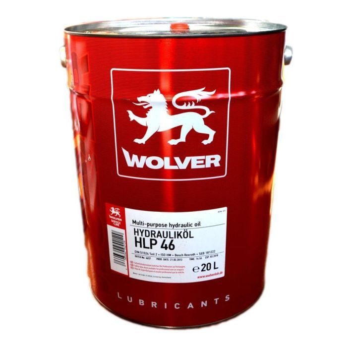 Моторное масло Wolver HLP 46 20л (4260360942129)
