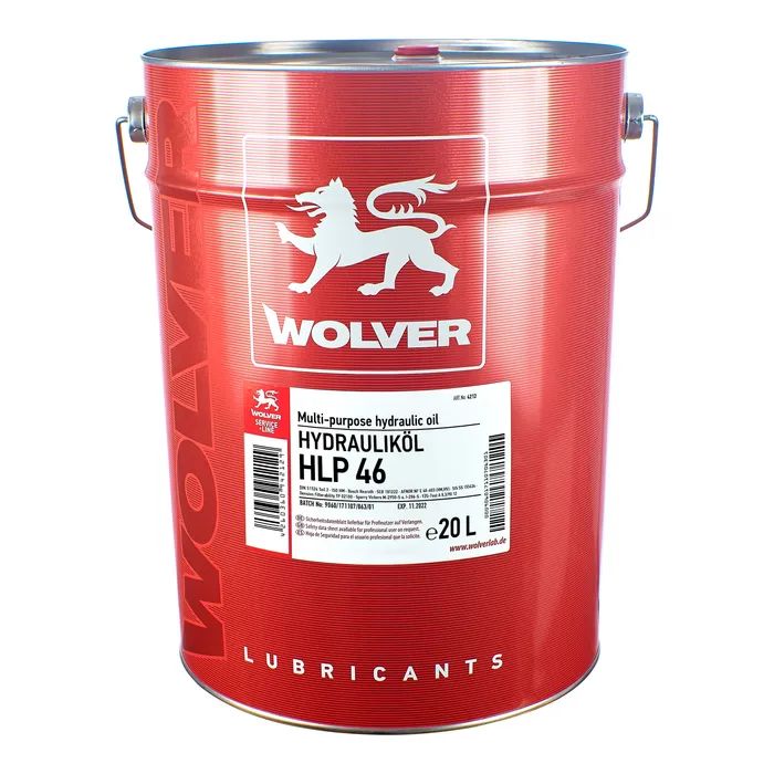 Гидравлическое масло Wolver HLP 46 20л (4260360942129)