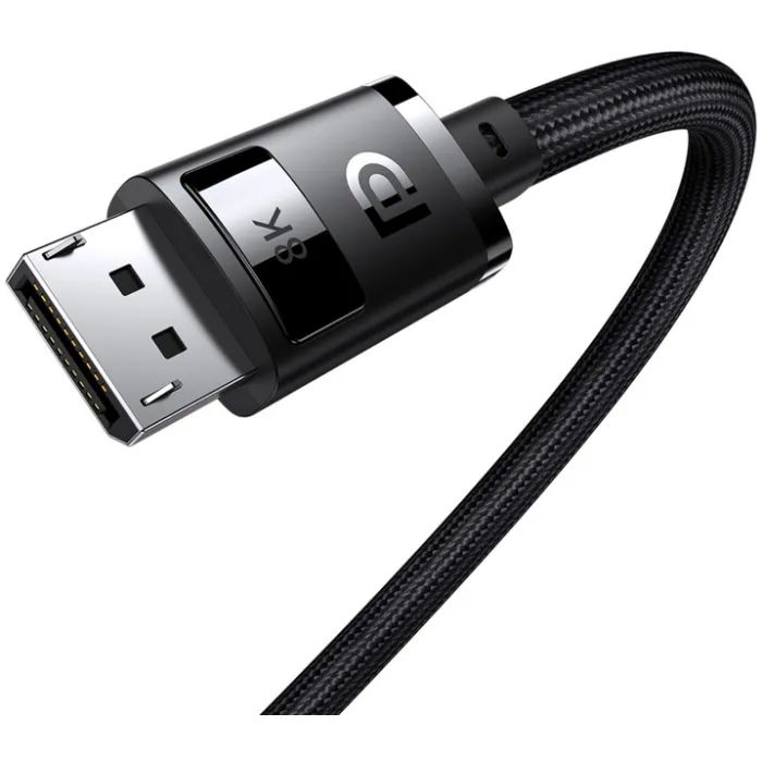 Кабель мультимедийный DisplayPort M to DisplayPort M 2.0m 8K Baseus (B00633706111-02) изображение 2