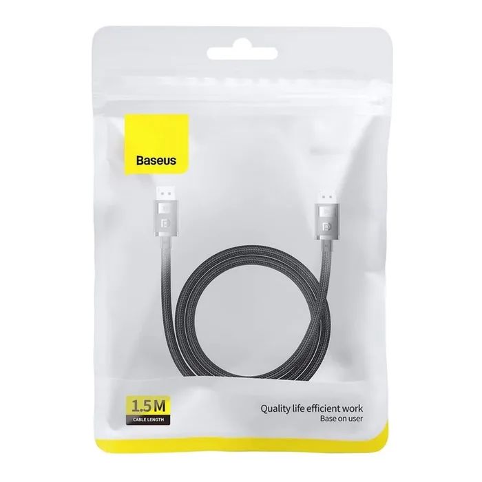 Кабель мультимедийный DisplayPort M to DisplayPort M 2.0m 8K Baseus (B00633706111-02) изображение 7