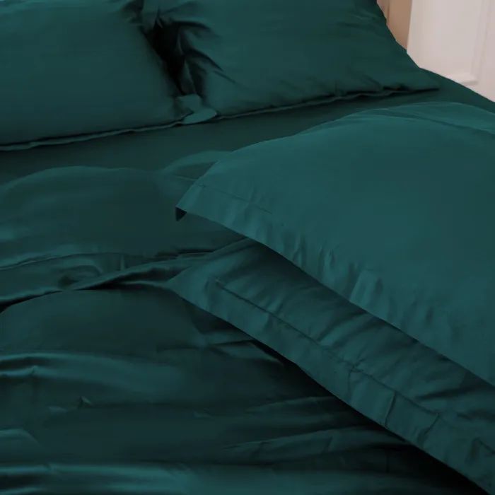 Постельное белье MirSon Tencel №07 Emerald 175х210 двуспальный (2200009370984) изображение 3