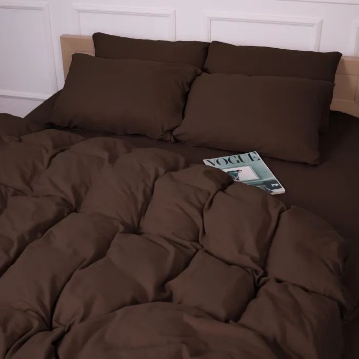 Постельное белье MirSon 003 Brown Фланель 143х210 Полуторный (2200009648700) изображение 12