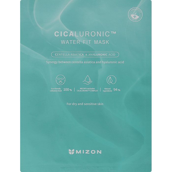 Маска для обличчя Mizon Cicaluronic Water Fit Mask (8809663752675)