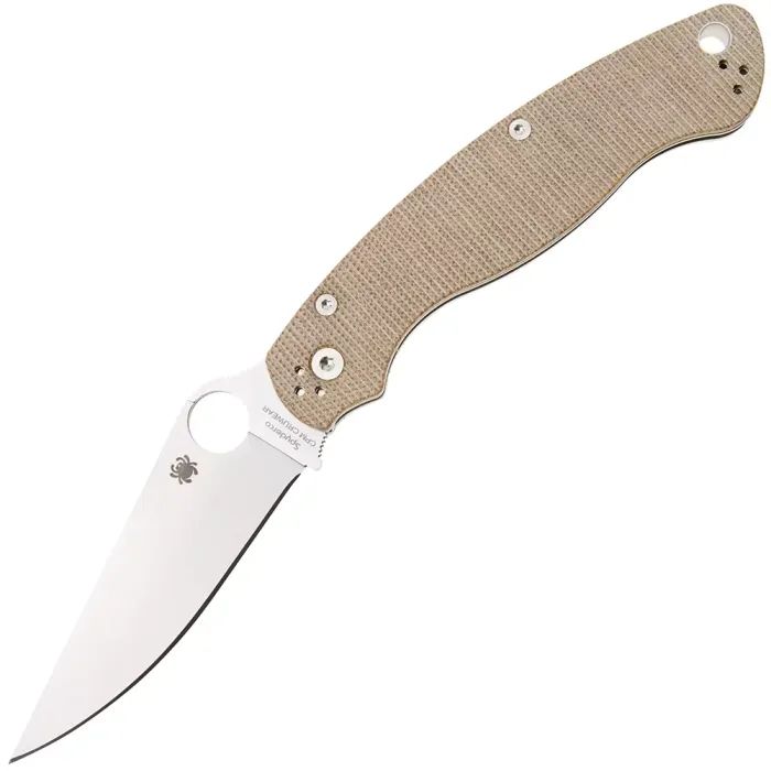 Ніж Spyderco Military 2 CPM Cru-Wear Micarta Brown (C36MPCW2)