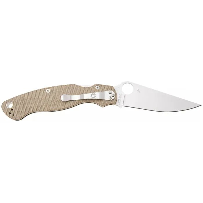 Нож Spyderco Military 2 CPM Cru-Wear Micarta Brown (C36MPCW2) изображение 2