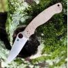 Нож Spyderco Military 2 CPM Cru-Wear Micarta Brown (C36MPCW2) изображение 5