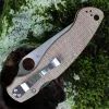 Нож Spyderco Military 2 CPM Cru-Wear Micarta Brown (C36MPCW2) изображение 6