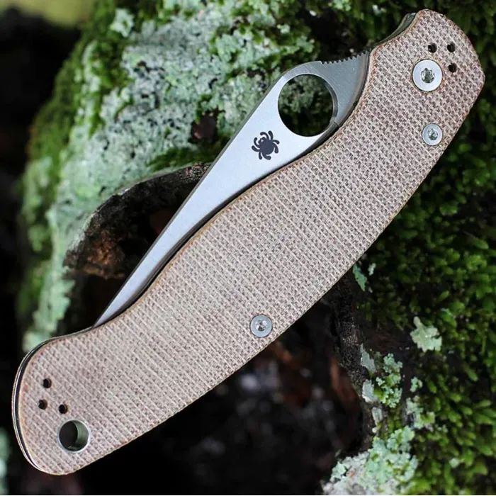 Ніж Spyderco Military 2 CPM Cru-Wear Micarta Brown (C36MPCW2) зображення 9