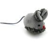 Іграшка для котів Hippie Pet Мишка вушка-бантик сіра 6.5 см (HIPCT2304064P)
