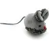 Іграшка для котів Hippie Pet Мишка вушка-бантик сіра 6.5 см (HIPCT2304064P)