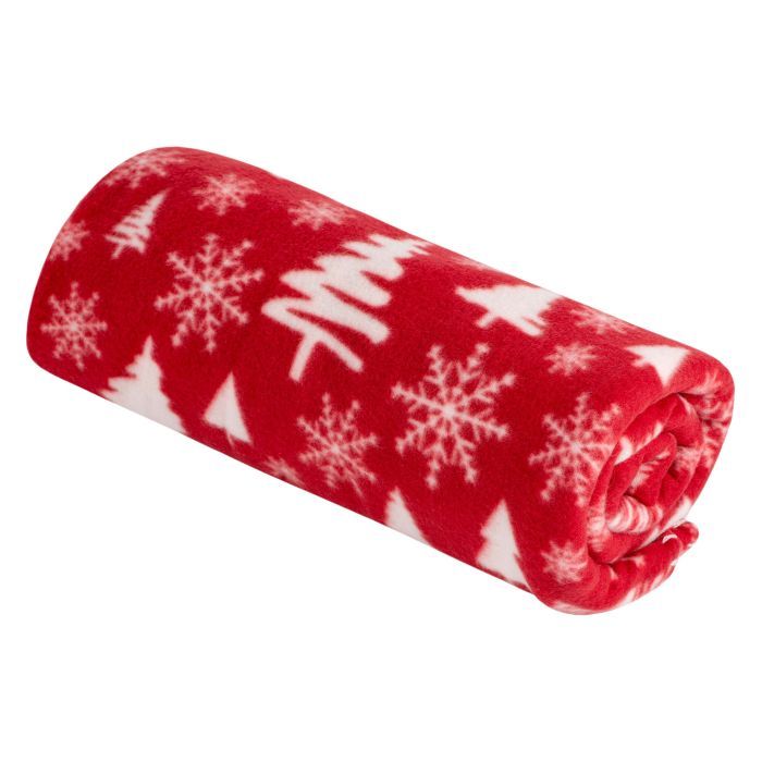 Плед Ardesto Christmas Fleece 130x160см, 100% полиэстер, заснеженные елки (ART0715PB)