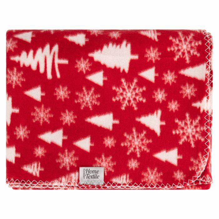 Плед Ardesto Christmas Fleece 130x160см, 100% полиэстер, заснеженные елки (ART0715PB) изображение 2