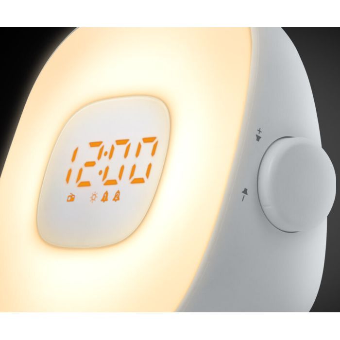 Настільний годинник Muse Радіо-годинник з USB білий (ML-198 CR) зображення 9