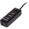 Концентратор Maxxter USB 2.0 to 4xUSB + charger 5V 1A (HU2A-4P-AC-03)