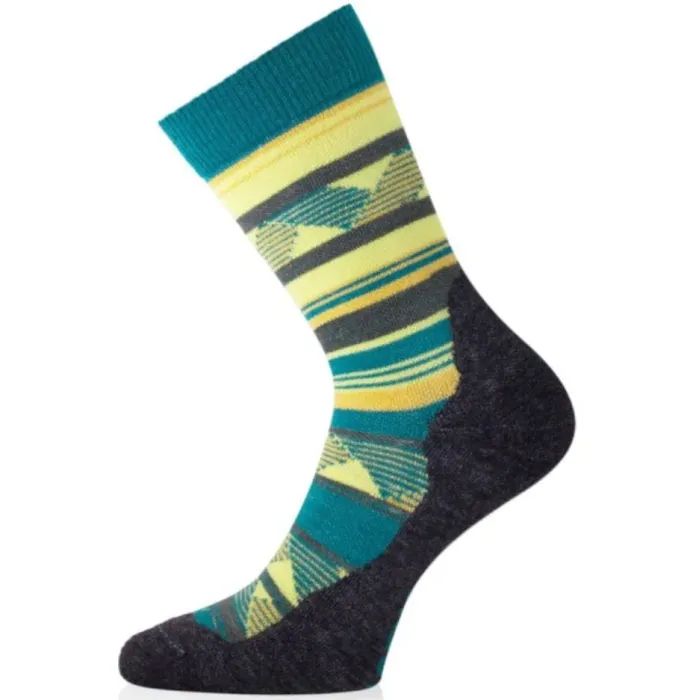 Термоноски Lasting трекінг WLI 668 - S - жовтий/зелений (002.003.4251)