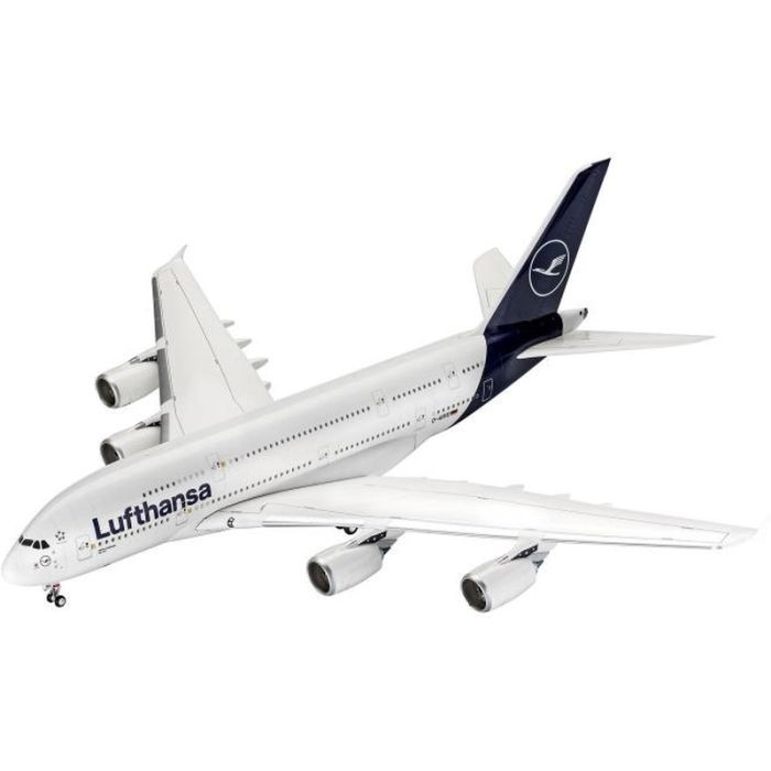 Сборная модель Revell Самолет Airbus A380-800 "Lufthansa" новая ливрея, уровень 5, 1:144 (RVL-03872) изображение 2