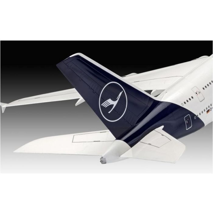 Сборная модель Revell Самолет Airbus A380-800 "Lufthansa" новая ливрея, уровень 5, 1:144 (RVL-03872) изображение 5