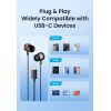 Навушники Vention Echo Lite USB-C In-Ear Wired Black (GBBBAV) зображення 11
