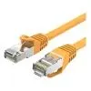 Патч-корд 0.3м, RJ-45 cat 6a S/FTP yellow Vention (VPC6SSTP-Y030)