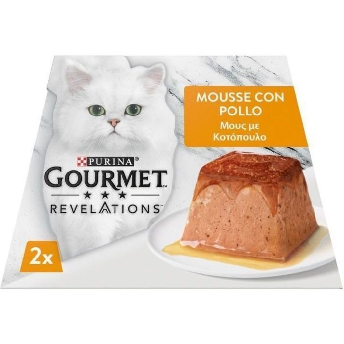 Паштет для котів Purina Gourmet Revelations мус з куркою 2х57 г (7613287070081) зображення 2