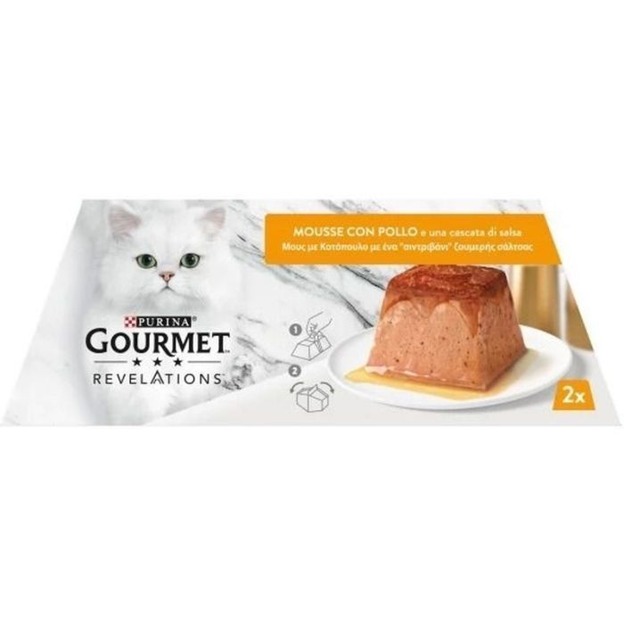 Паштет для котів Purina Gourmet Revelations мус з куркою 2х57 г (7613287070081) зображення 4