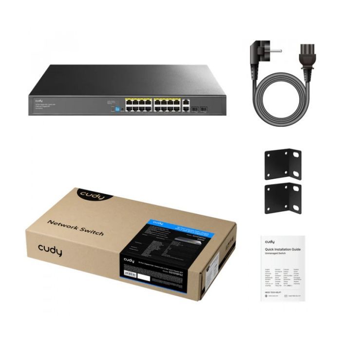 Коммутатор сетевой Cudy GS1018PS2 изображение 2