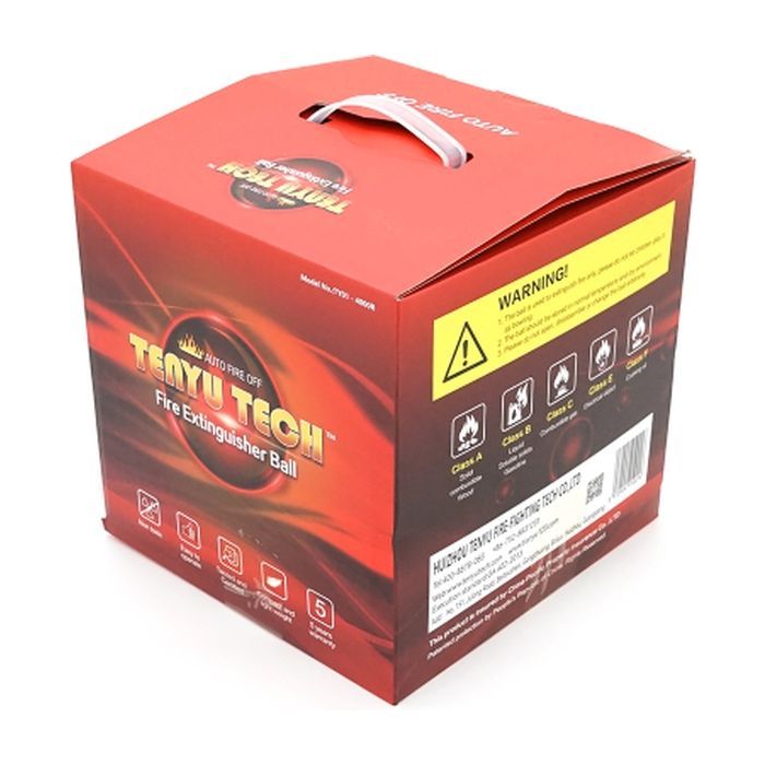 Огнетушитель Voltronic автоматичний підвісний порошковий Tenyu Tech, кульовий, 4кг (Tenyu Tech 4,0) изображение 2