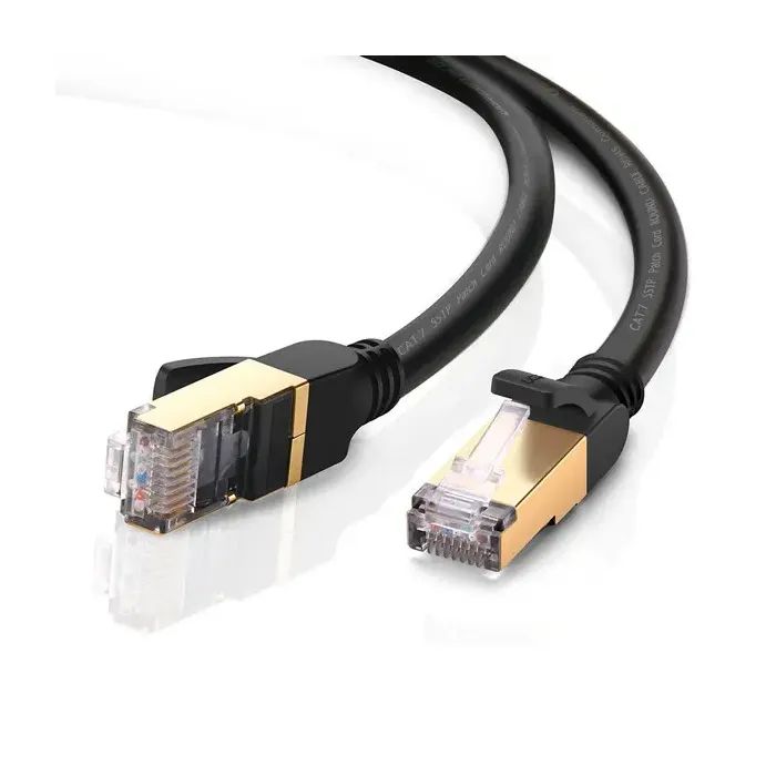 Патч-корд 5м, F/FTP cat 7 RJ-45 black Ugreen (U_11271)