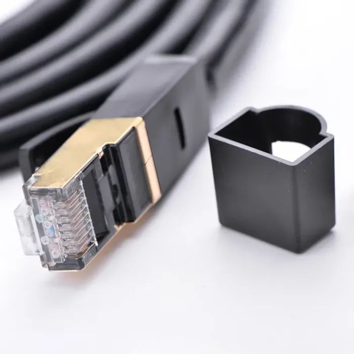 Патч-корд 5м, F/FTP cat 7 RJ-45 black Ugreen (U_11271) изображение 4