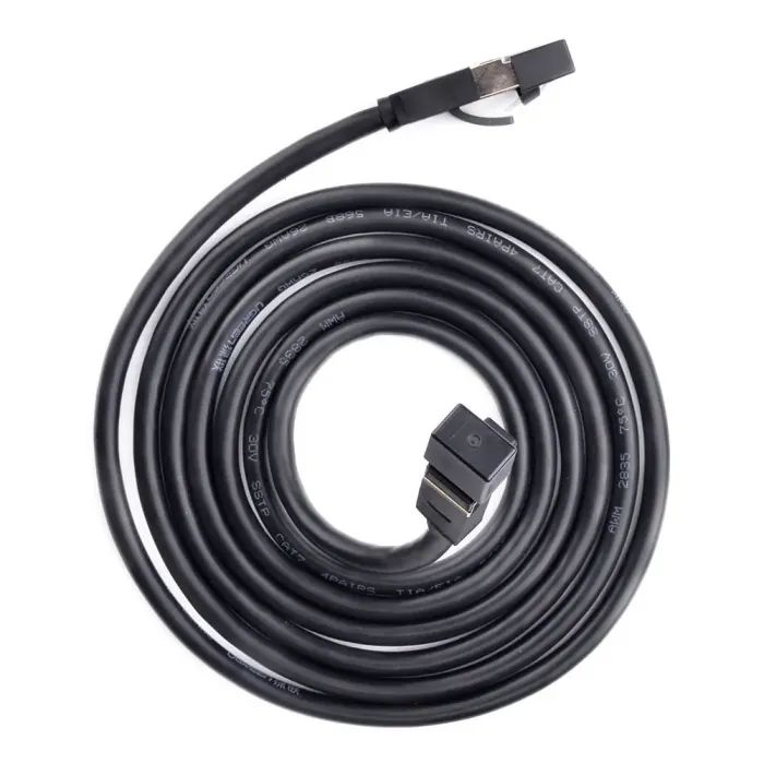 Патч-корд 5м, F/FTP cat 7 RJ-45 black Ugreen (U_11271) изображение 6