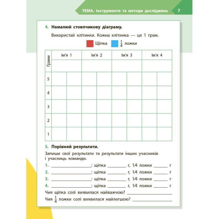 Рабочая тетрадь STEM-старт. Дослідження. Хімічна наука. 4 клас Ранок (9786170990860) изображение 6