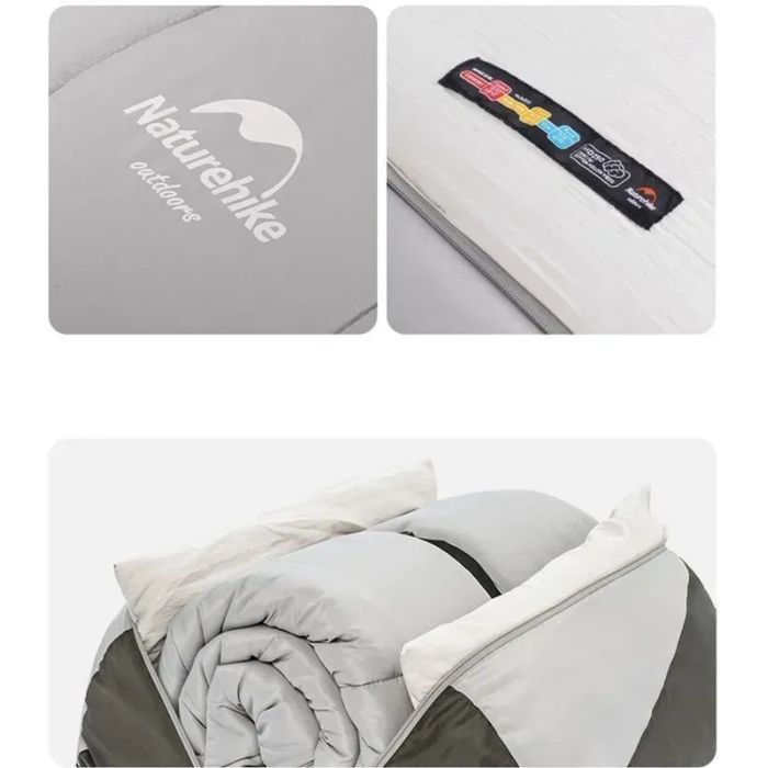 Спальный мешок Naturehike двомісний NH21MSD05, блакитний (6927595782521) изображение 4