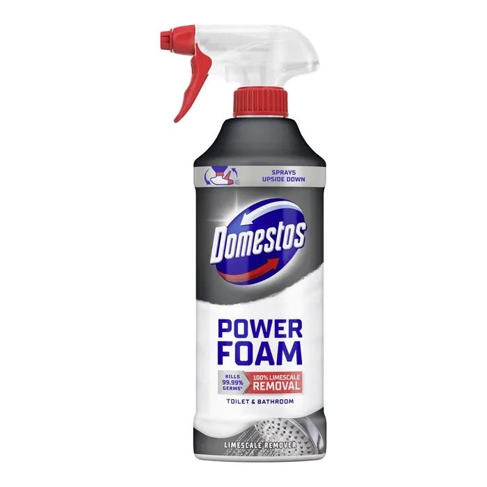 Піна для чищення ванн Domestos Пауер для видалення нальоту 435 мл (8720181721335)