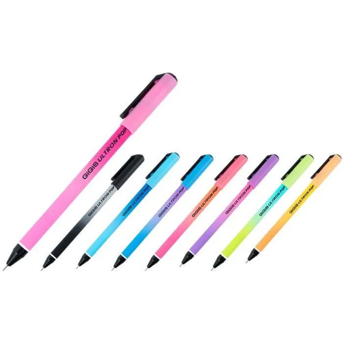 Ручка кулькова Unimax Ultron POP 2х, синя (UX-152-02) зображення 2