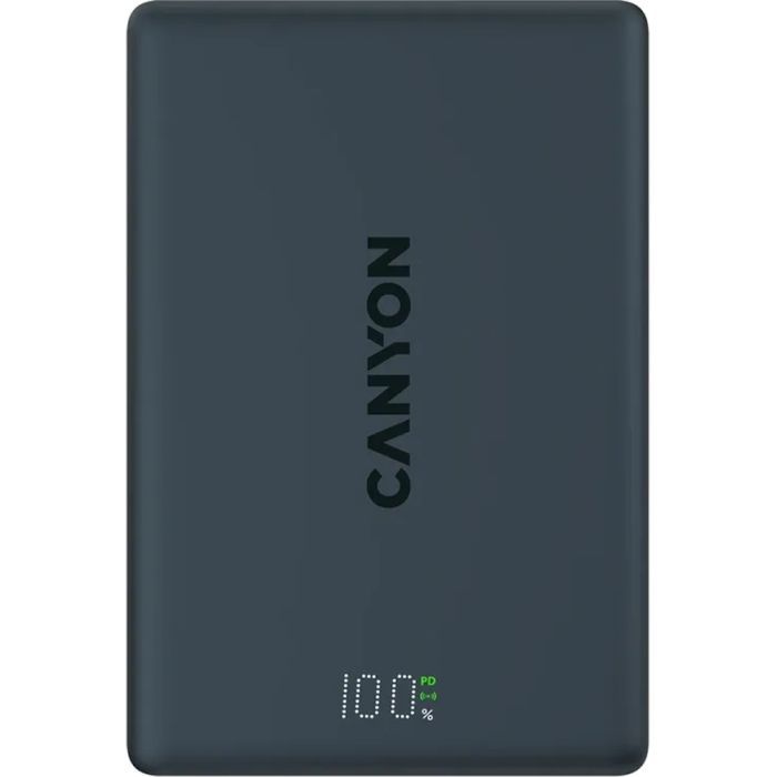 Батарея універсальна Canyon 10000mAh OnPower 511 PD20W Magnetic wireless MagSafe Black (CNS-CPB511B)